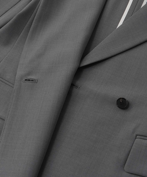 DRESSLAVE(ドレスレイブ)の「B7 / dry gaba double jacket(ドライギャバダブルジャケット)(テーラードジャケット・レディース・ベージュ/グレー・38)」の13枚目の写真