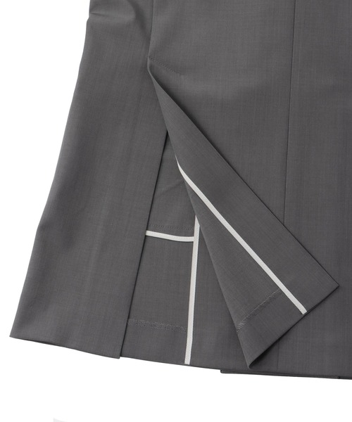 DRESSLAVE(ドレスレイブ)の「B7 / dry gaba double jacket(ドライギャバダブルジャケット)(テーラードジャケット・レディース・ベージュ/グレー・38)」の14枚目の写真
