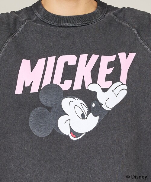 GOOD ROCK SPEED（グッドロックスピード）の「【GOOD ROCK SPEED / グッドロックスピード】Mickey/ 7分袖Tシャツ/ユニセックス（Tシャツ/カットソー・メンズ・ホワイト/チャコールグレー・M/L/XL）」の12枚目の写真