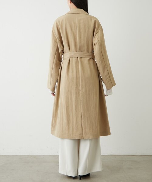 LOUNGEDRESS（ラウンジドレス）の「タフタトレンチコート（トレンチコート・レディース・ベージュ/オフホワイト・FREE）」の15枚目の写真