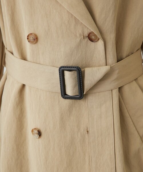 LOUNGEDRESS（ラウンジドレス）の「タフタトレンチコート（トレンチコート・レディース・ベージュ/オフホワイト・FREE）」の19枚目の写真