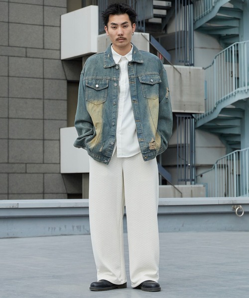 ALL RUNS(オールランズ)の「ワッフル風 ストレートシルエット イージースウェットパンツ 秋 秋服 2026年秋冬(スウェットパンツ・メンズ・ホワイト/ブラック/グレー・M/L)」の19枚目の写真