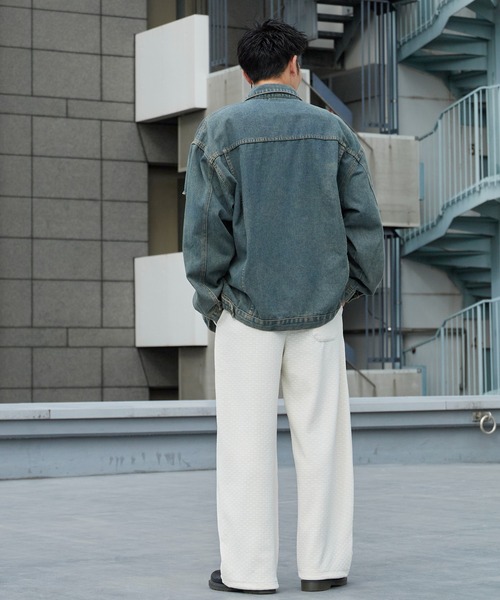 ALL RUNS(オールランズ)の「ワッフル風 ストレートシルエット イージースウェットパンツ 秋 秋服 2026年秋冬(スウェットパンツ・メンズ・ホワイト/ブラック/グレー・M/L)」の21枚目の写真
