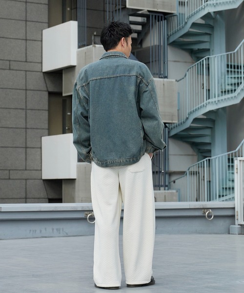 ALL RUNS(オールランズ)の「ワッフル風 ストレートシルエット イージースウェットパンツ 秋 秋服 2026年秋冬(スウェットパンツ・メンズ・ホワイト/ブラック/グレー・M/L)」の22枚目の写真