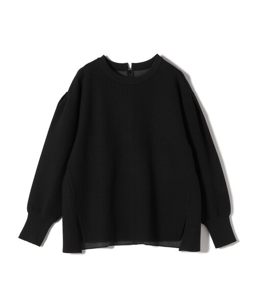SHIPS(シップス)の「〈手洗い可能〉ダブル フェイス ニット リブ コンビ プルオーバー(その他トップス・レディース・グレー/オフホワイト/ブラック・ONE SIZE)」の12枚目の写真
