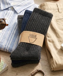 SIERRA DESIGNS | 【SIERRA DESIGNS】シエラデザインズ 3P Rib Crew Socks リブ クルーソックス 靴下 3足組 SD705AS(ソックス/靴下)