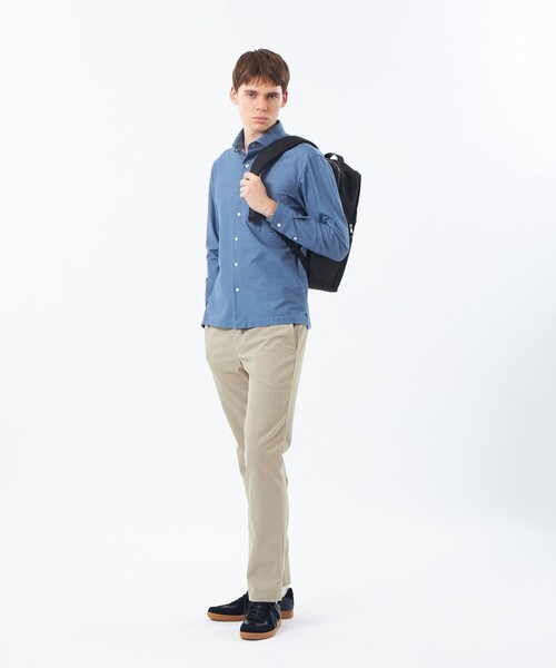 MACKINTOSH PHILOSOPHY（ﾏｯｷﾝﾄｯｼｭ ﾌｨﾛｿﾌｨｰ）の「スクエアセミワイド ジャージバリエーション（シャツ/ブラウス・メンズ・ライトブルー/ブルー系その他4/チャコールグレー/ネイビー・38/40）」の6枚目の写真