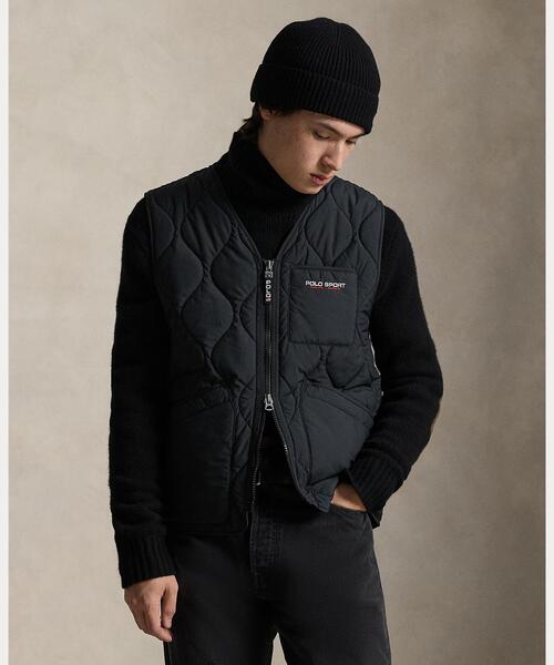 POLO RALPH LAUREN（ポロ ラルフ ローレン）の「Polo Sport キルテッド ベスト（ベスト・メンズ・ブラック系1・L/M/S）」の3枚目の写真