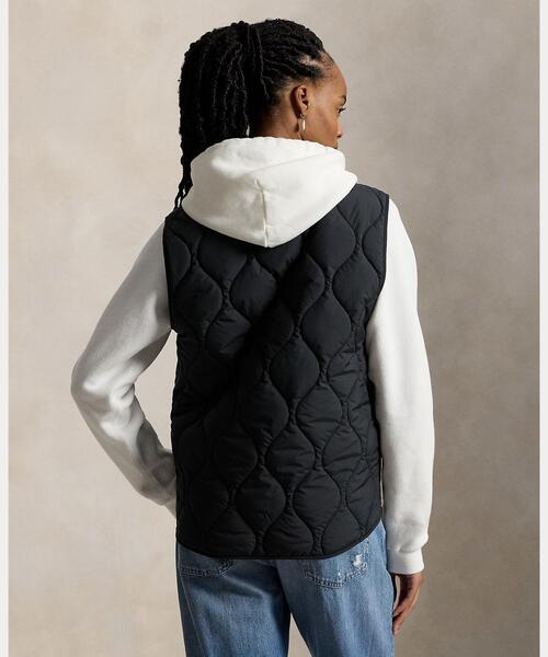 POLO RALPH LAUREN（ポロ ラルフ ローレン）の「Polo Sport キルテッド ベスト（ベスト・メンズ・ブラック系1・L/M/S）」の6枚目の写真