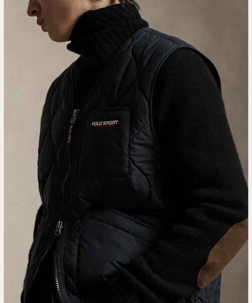 POLO RALPH LAUREN（ポロ ラルフ ローレン）の「Polo Sport キルテッド ベスト（ベスト・メンズ・ブラック系1・L/M/S）」の7枚目の写真