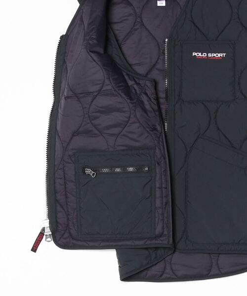 POLO RALPH LAUREN（ポロ ラルフ ローレン）の「Polo Sport キルテッド ベスト（ベスト・メンズ・ブラック系1・L/M/S）」の10枚目の写真