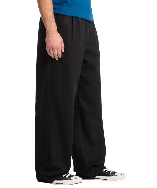 VOLCOM(ボルコム)の「VOLCOM メンズ BAGGOS PLEAT PANT ロングパンツ 【2026年春夏モデル】(その他パンツ・メンズ・ブラック・34inch/32inch/30inch)」の4枚目の写真