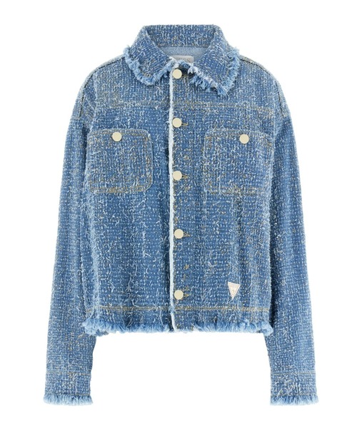 Guess（ゲス）の「AMANDINA Jacket ジャケット（ノーカラージャケット・レディース・インディゴブルー・X-SMALL/MEDIUM/SMALL）」の5枚目の写真