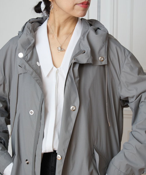 Mackintosh(マッキントッシュ)の「MACKINTOSH/マッキントッシュ SELKIRK G261HI1212BGOA(その他アウター・レディース・チャコールグレー・FREE)」の16枚目の写真