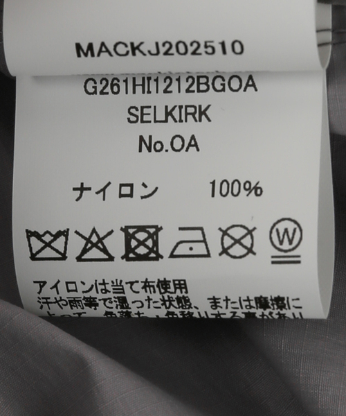 Mackintosh(マッキントッシュ)の「MACKINTOSH/マッキントッシュ SELKIRK G261HI1212BGOA(その他アウター・レディース・チャコールグレー・FREE)」の6枚目の写真