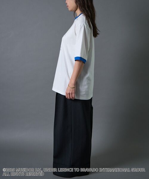 CRAFT STANDARD BOUTIQUE（クラフトスタンダードブティック）の「【ザ・ローリング・ストーンズ】半袖リンガーT（Tシャツ/カットソー・メンズ・ブルー/チャコールグレー・L/M/S）」の8枚目の写真