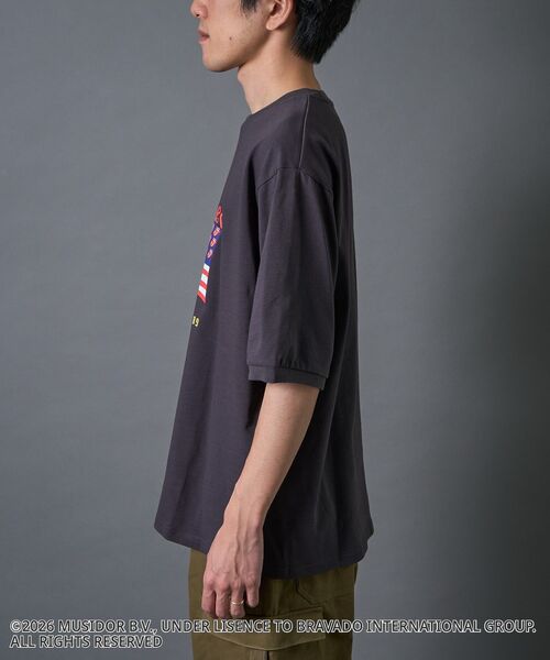 CRAFT STANDARD BOUTIQUE（クラフトスタンダードブティック）の「【ザ・ローリング・ストーンズ】半袖リンガーT（Tシャツ/カットソー・メンズ・ブルー/チャコールグレー・L/M/S）」の12枚目の写真