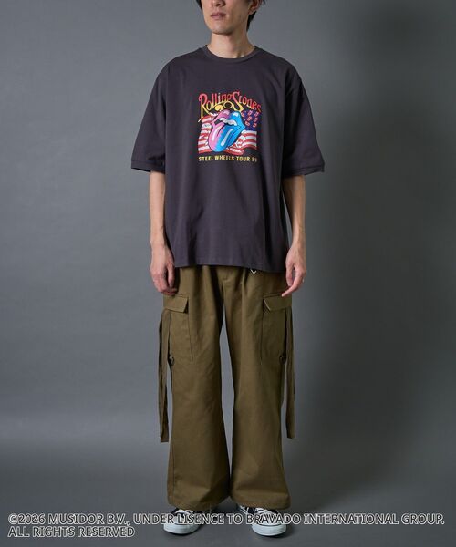 CRAFT STANDARD BOUTIQUE（クラフトスタンダードブティック）の「【ザ・ローリング・ストーンズ】半袖リンガーT（Tシャツ/カットソー・メンズ・ブルー/チャコールグレー・L/M/S）」の14枚目の写真