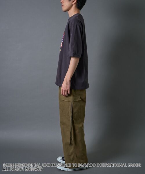CRAFT STANDARD BOUTIQUE（クラフトスタンダードブティック）の「【ザ・ローリング・ストーンズ】半袖リンガーT（Tシャツ/カットソー・メンズ・ブルー/チャコールグレー・L/M/S）」の15枚目の写真