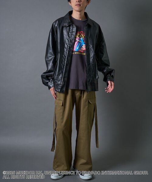 CRAFT STANDARD BOUTIQUE（クラフトスタンダードブティック）の「【ザ・ローリング・ストーンズ】半袖リンガーT（Tシャツ/カットソー・メンズ・ブルー/チャコールグレー・L/M/S）」の17枚目の写真