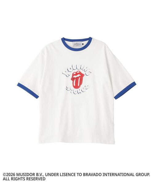 CRAFT STANDARD BOUTIQUE(クラフトスタンダードブティック)の「【ザ・ローリング・ストーンズ】半袖リンガーT(Tシャツ/カットソー・メンズ・ブルー/チャコールグレー・L/M/S)」の20枚目の写真