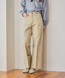 mysty woman | ターンアップチノワイドパンツ　666543(その他パンツ)