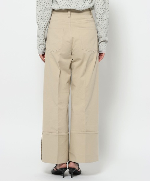 mysty woman（ミスティウーマン）の「ターンアップチノワイドパンツ　666543（その他パンツ・レディース・ベージュ・SMALL/MEDIUM）」の11枚目の写真
