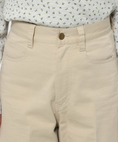 mysty woman（ミスティウーマン）の「ターンアップチノワイドパンツ　666543（その他パンツ・レディース・ベージュ・SMALL/MEDIUM）」の13枚目の写真