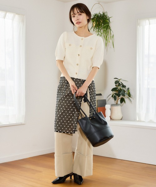 mysty woman（ミスティウーマン）の「ターンアップチノワイドパンツ　666543（その他パンツ・レディース・ベージュ・SMALL/MEDIUM）」の20枚目の写真