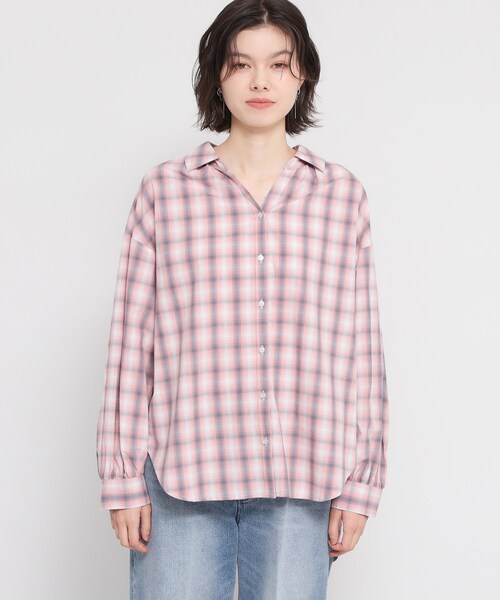 THE SHOP TK （ザ ショップ ティーケー ）の「【後ろ姿もサマになる】バックシャーリングシャツ（シャツ/ブラウス・レディース・ネイビー/グリーン系2/ライトブルー/ピンク系その他・12/13）」の19枚目の写真