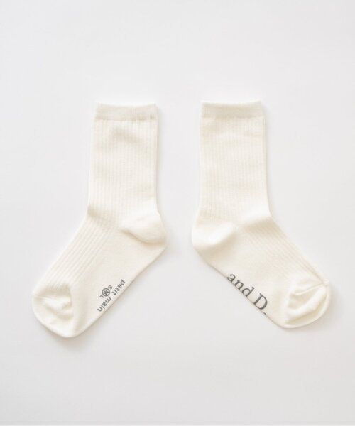 and D. petit main(アンドディープティマイン)の「【365D】ディリーカラーソックス(ソックス/靴下・キッズ・チェリーピンク/ブラック/ライトオレンジ系/ピンク/ホワイト/ラベンダー/イエロー/黄緑系・21-23cm/18-20cm/15-17cm)」の2枚目の写真