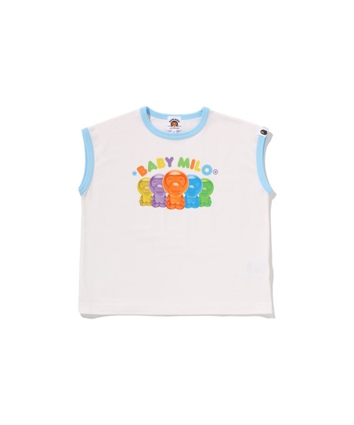 A BATHING APE（アベイシングエイプ）の「BABY MILO GUMMY CANDY TEE（Tシャツ/カットソー・キッズ・ホワイト・130/100/110）」の2枚目の写真