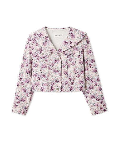 LILY BROWN（リリーブラウン）の「セーラーデニムジャケット（デニムジャケット・レディース・ライトブルー/その他/インディゴブルー・F）」の16枚目の写真