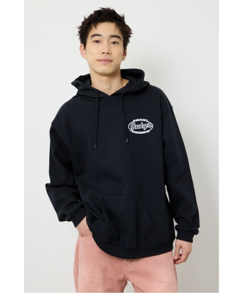 RODEO CROWNS WIDE BOWL(ロデオクラウンズワイドボウル)の「JUNK HEROES パーカー(パーカー・メンズ・杢グレー/スモークピンク/ブラック・LARGE/MEDIUM)」の5枚目の写真