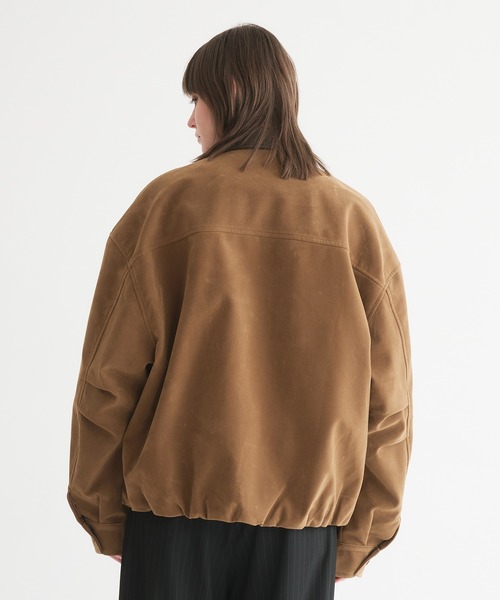 selle glant（セレグランテ）の「SUEDE LIKE FIREMAN JACKET/スエードライクファイヤーマンジャケット（ブルゾン・メンズ・キャメル・LARGE/MEDIUM/SMALL）」の14枚目の写真