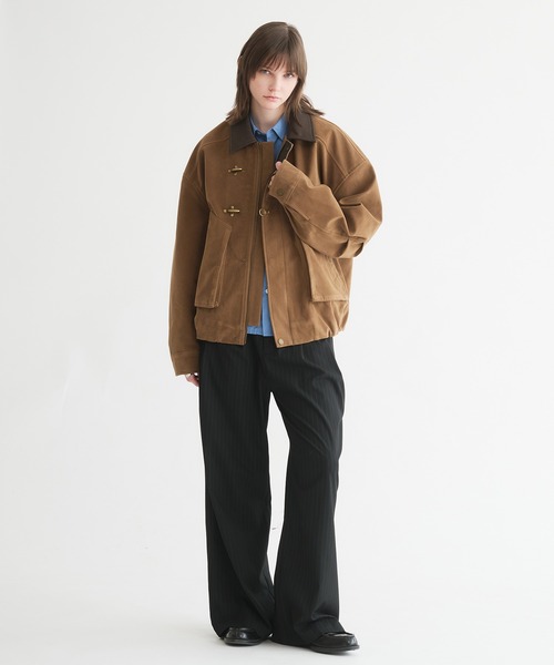 selle glant（セレグランテ）の「SUEDE LIKE FIREMAN JACKET/スエードライクファイヤーマンジャケット（ブルゾン・メンズ・キャメル・LARGE/MEDIUM/SMALL）」の21枚目の写真