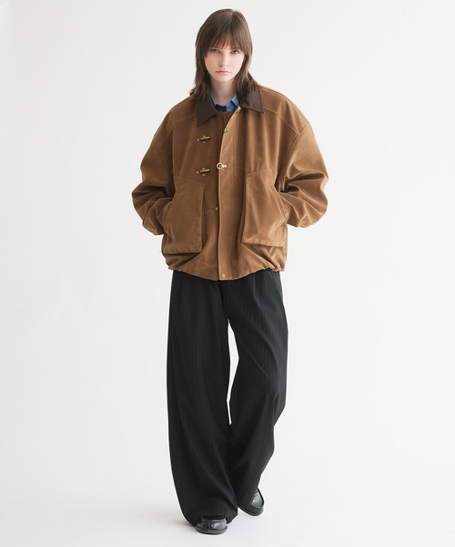 selle glant（セレグランテ）の「SUEDE LIKE FIREMAN JACKET/スエードライクファイヤーマンジャケット（ブルゾン・メンズ・キャメル・LARGE/MEDIUM/SMALL）」の22枚目の写真