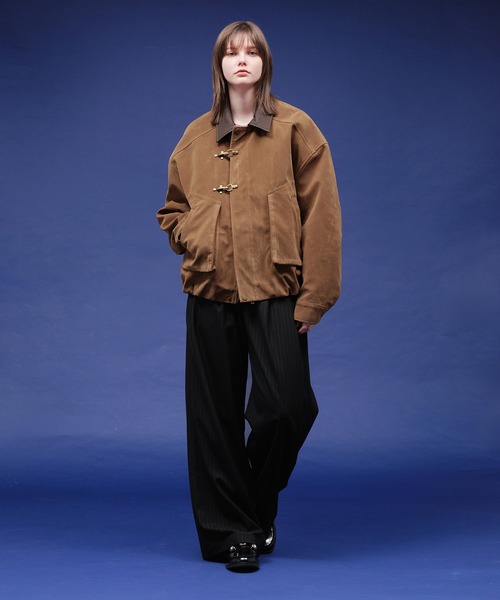 selle glant（セレグランテ）の「SUEDE LIKE FIREMAN JACKET/スエードライクファイヤーマンジャケット（ブルゾン・メンズ・キャメル・LARGE/MEDIUM/SMALL）」の7枚目の写真