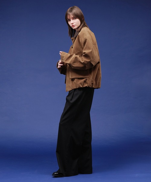 selle glant（セレグランテ）の「SUEDE LIKE FIREMAN JACKET/スエードライクファイヤーマンジャケット（ブルゾン・メンズ・キャメル・LARGE/MEDIUM/SMALL）」の8枚目の写真