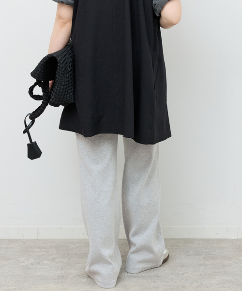 JOURNAL STANDARD relume（ジャーナルスタンダード　レリューム）の「リブジャージーフレアパンツ（その他パンツ・レディース・ライトグレー/アイボリー/ブラック・FREE）」の16枚目の写真