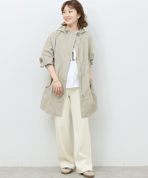 JOURNAL STANDARD relume（ジャーナルスタンダード　レリューム）の「リブジャージーフレアパンツ（その他パンツ・レディース・ライトグレー/アイボリー/ブラック・FREE）」の17枚目の写真