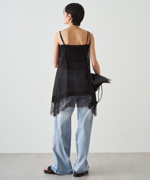 レースシフォンキャミ（キャミソール）｜LOUNGEDRESS（ラウンジドレス