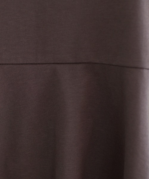 SHOO・LA・RUE（シューラルー）の「チュールレイヤードペプラムＴシャツ（Tシャツ/カットソー・レディース・ホワイト/ダークブラウン/チャコールグレー/ブラック・00）」の15枚目の写真