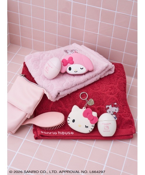 キティ リボンフェイスタオル（タオル）｜sanrio house（サンリオ