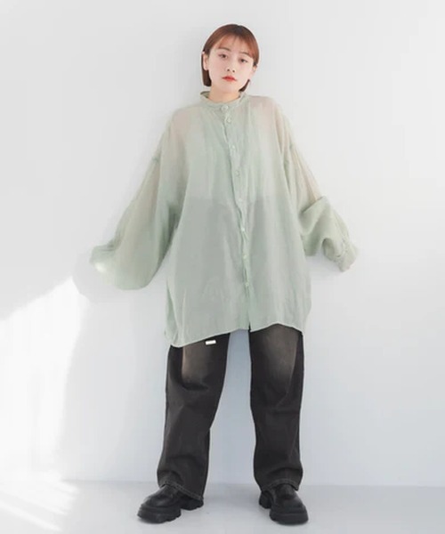 merrylatte(メリーラテ)の「ベルト付きルーズウォッシュデニム【IROHANI】(デニムパンツ・レディース・ブルー/ブラック・FREE)」の17枚目の写真