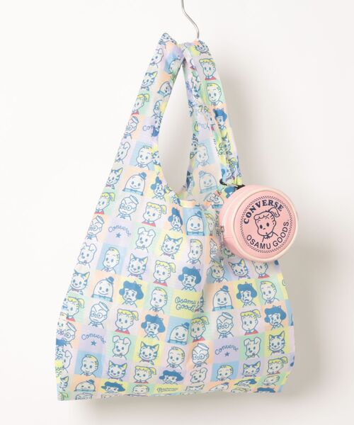 CONVERSE（コンバース）の「CONVERSE/コンバース　CV OG PACKABLE SHOPPING BAG（エコバッグ/サブバッグ・レディース・ピンク/パープル/ミント・ONE SIZE）」の3枚目の写真