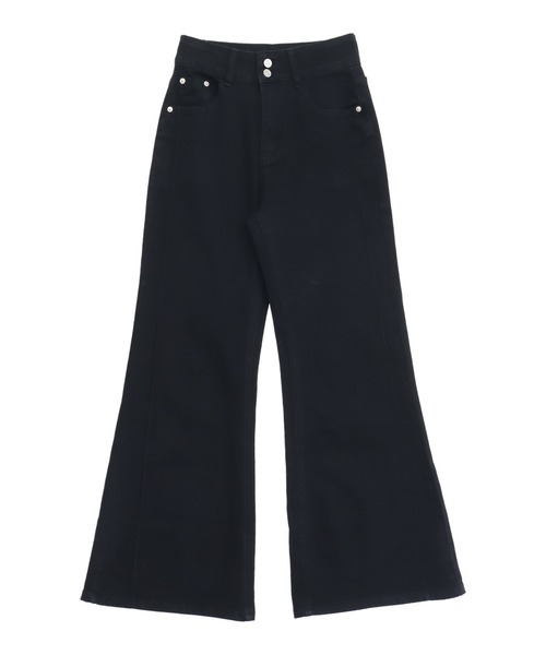 ANAP(アナップ)の「細見えサイドラインフレアデニムパンツ(デニムパンツ・レディース・ブラック/ベージュ/ブルー・M/S)」の22枚目の写真