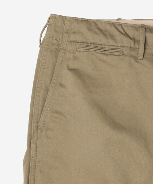 Buzz Rickson's（バズリクソンズ）の「BUZZ RICKSON'S | 〈別注〉 コットン ミリタリーチノ 1942 MODEL MEN（チノパンツ・メンズ・カーキ・30/32/34/36）」の4枚目の写真