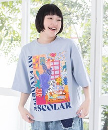 161630：スカラールーム柄Tシャツ