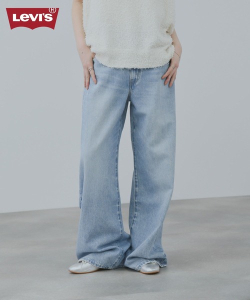 Levi's（リーバイス）の「【 Levis(R)/リーバイス 】CINCH BAGGY レディース ハイライズ バギーデニムパンツ（デニムパンツ・レディース・ライトブルー/ブルー・26inch/27inch/24inch/25inch）」の2枚目の写真